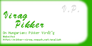 virag pikker business card